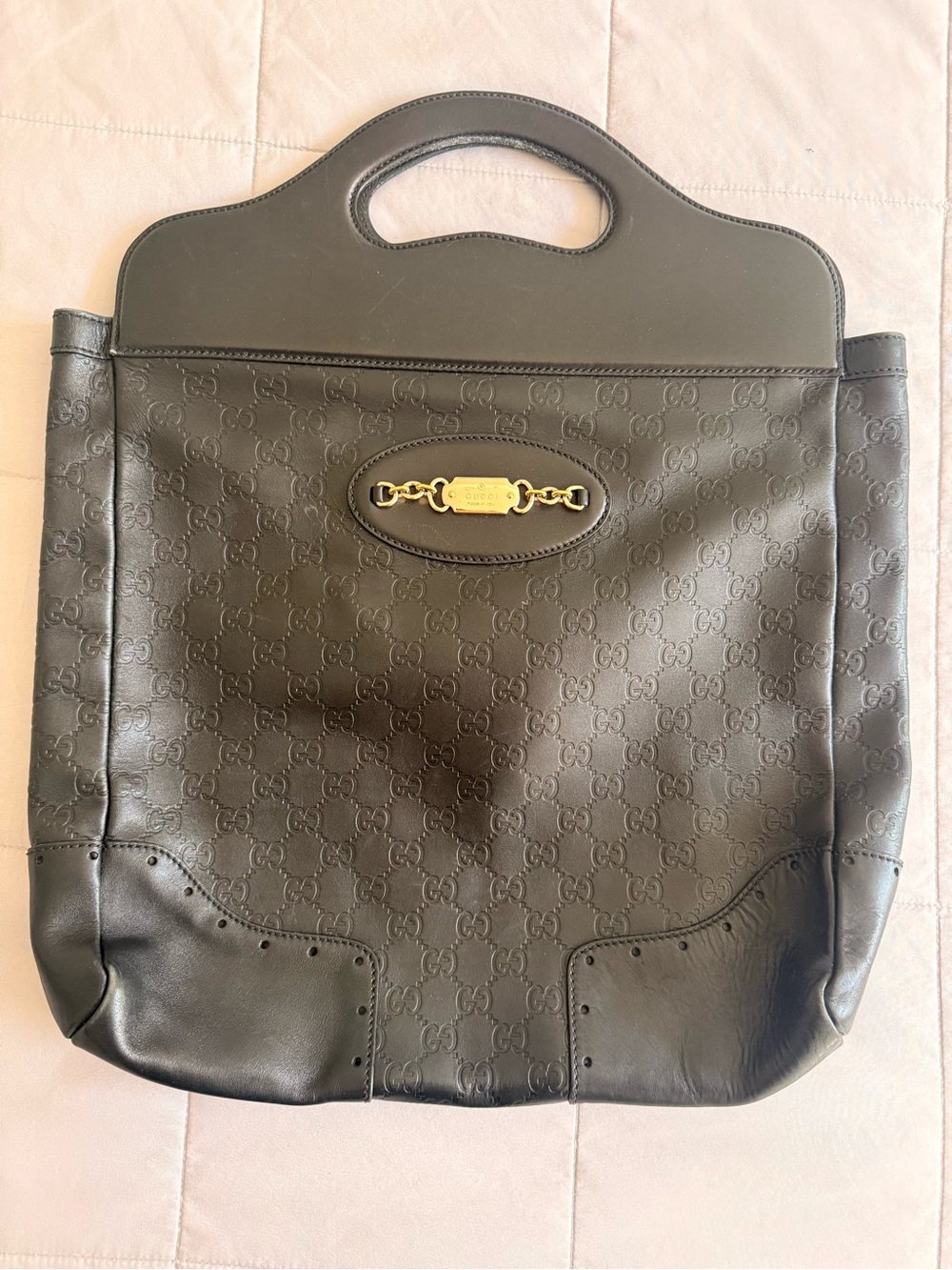 Vintage Gucci GG Guccissima embossed leather tote/shopper - Prestine Condition